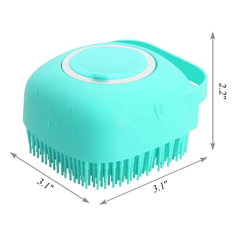 2-in-1 Pet Bath & Massage Brush β Gentle & Effective