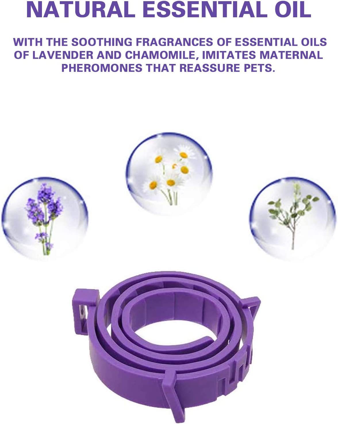 Anxiety-Relief Collar for Cats & Dogs – Natural & Adjustable