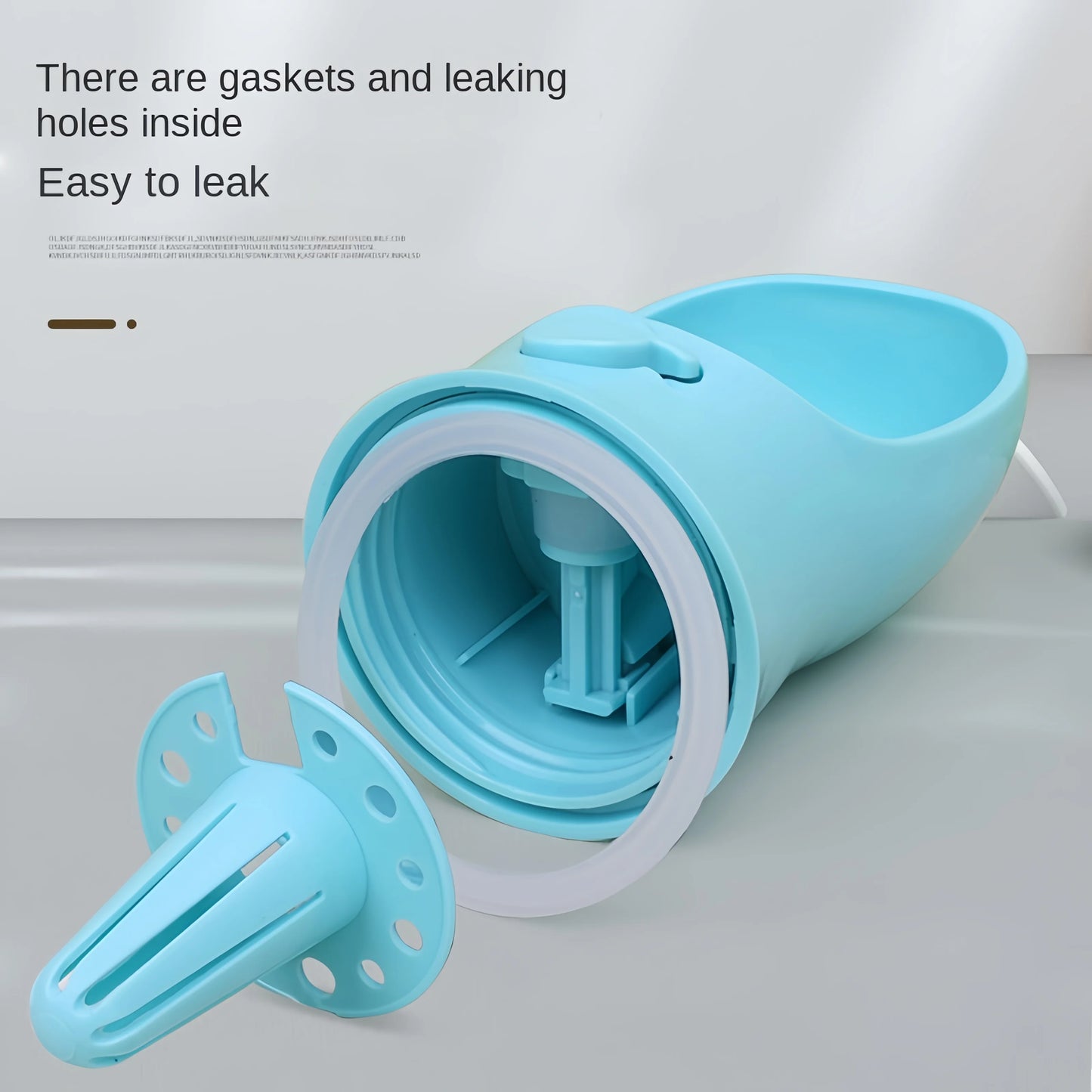 2-in-1 Pet Water Bottle & Food Container – Portable & Leak-Proof