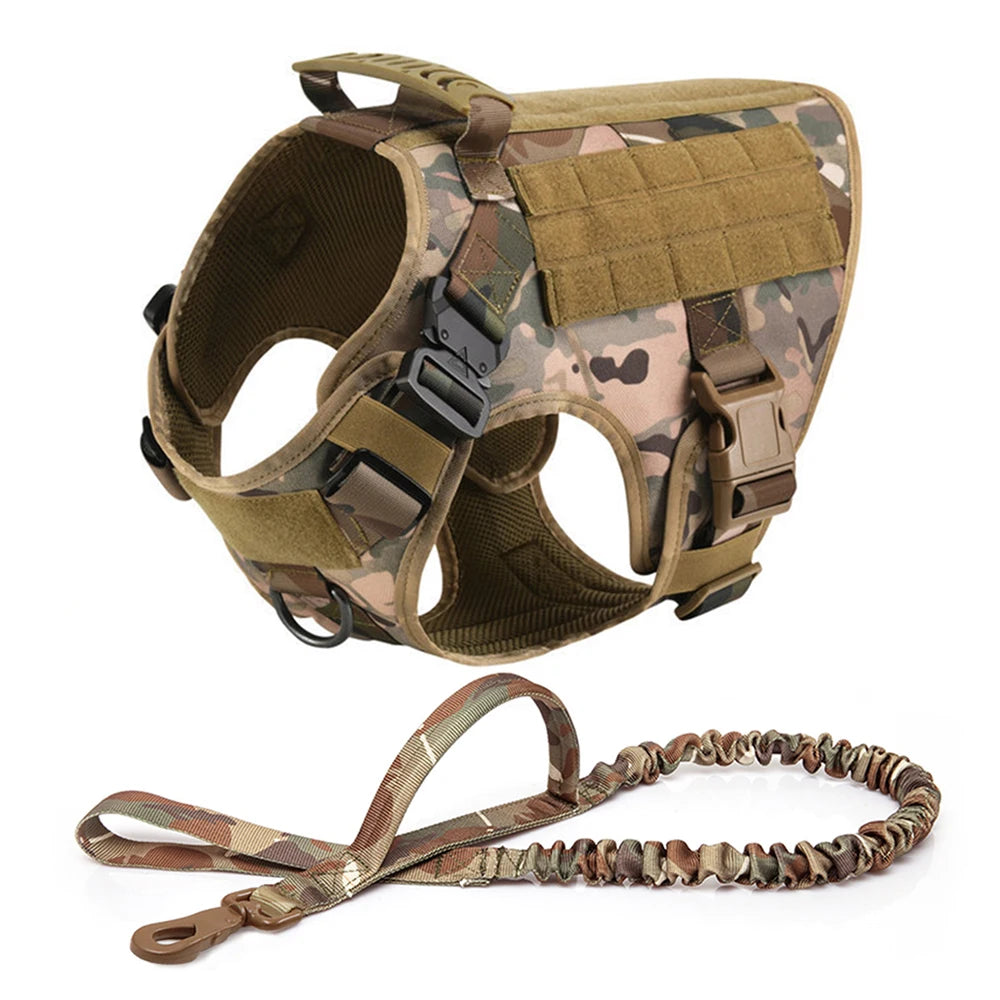 The Perfect Fit for Your German Shepherd or Malinois – Harness Set with Molle Pouches!