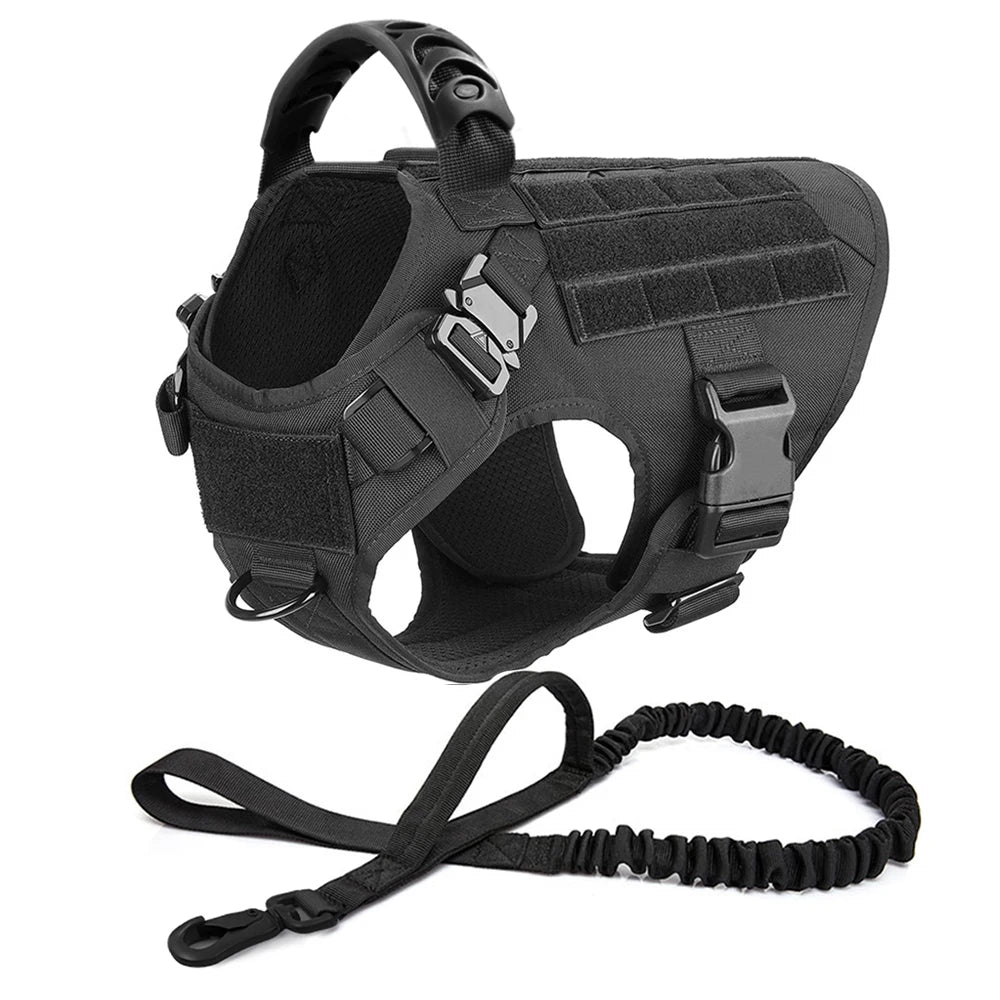 The Perfect Fit for Your German Shepherd or Malinois – Harness Set with Molle Pouches!