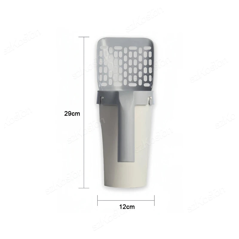 2-in-1 Cat Litter Scoop with Refill Bags β Mess-Free, Odor-Free Cleaning for Cat Owners