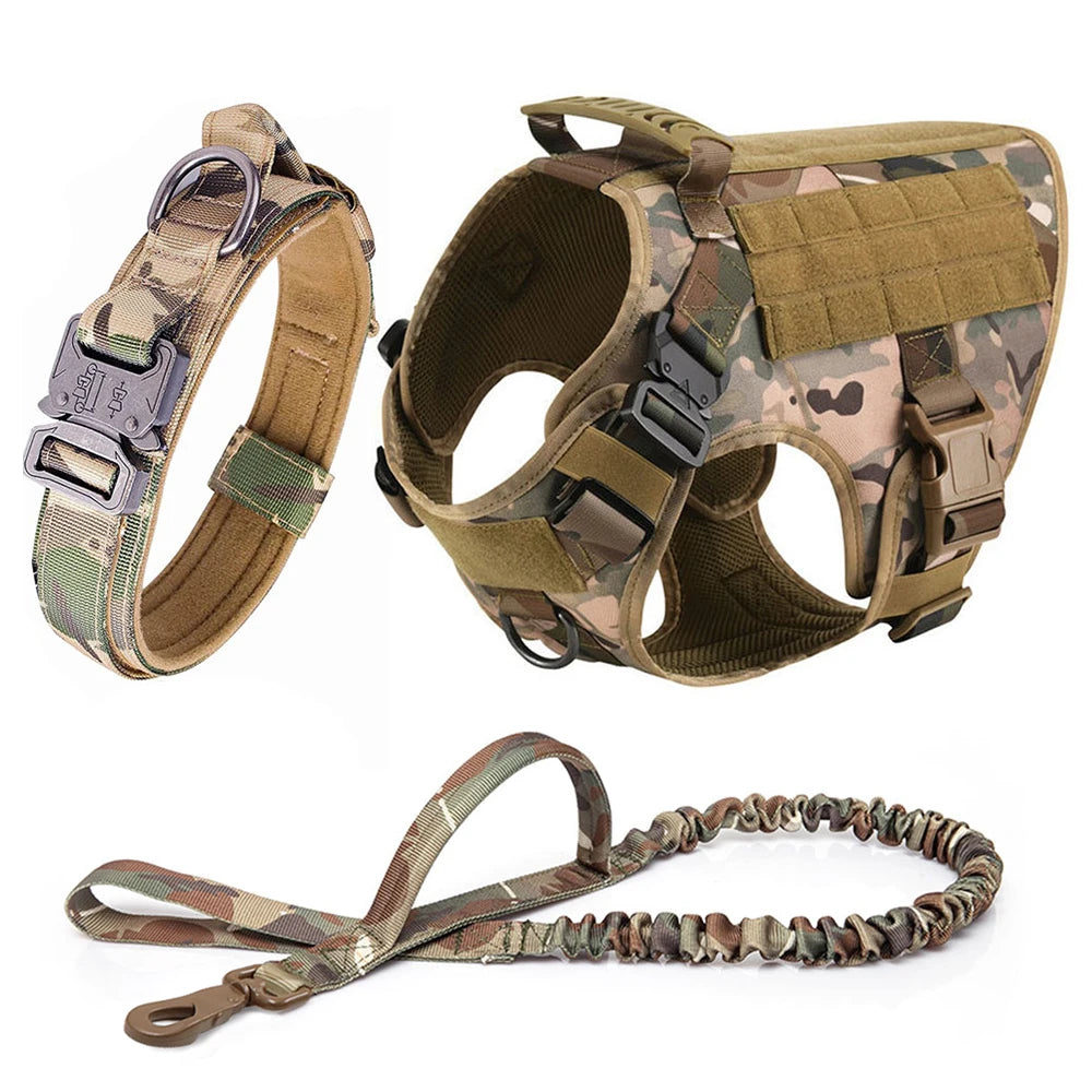 The Perfect Fit for Your German Shepherd or Malinois – Harness Set with Molle Pouches!