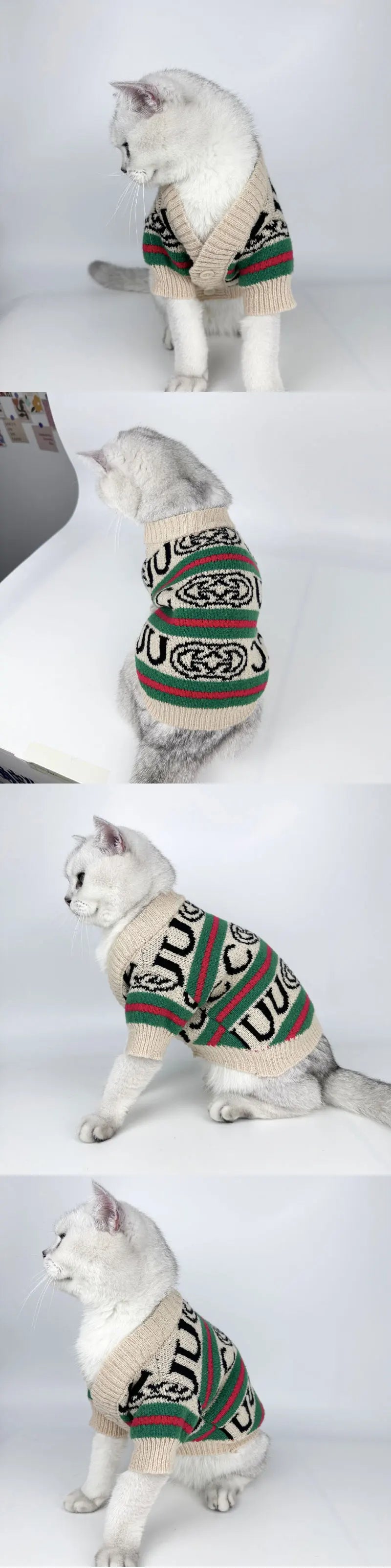 Trendy Pet Sweater β Cozy & Stylish for Cats & Dogs