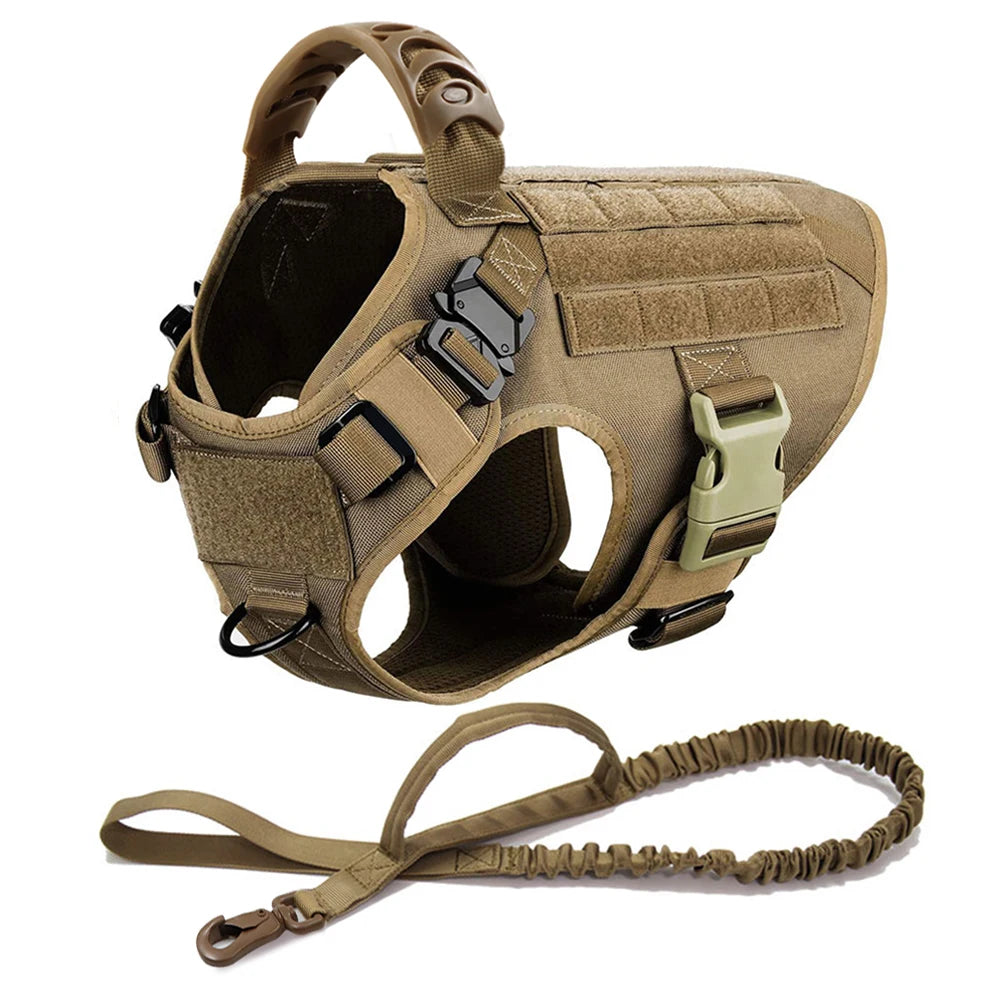 The Perfect Fit for Your German Shepherd or Malinois – Harness Set with Molle Pouches!