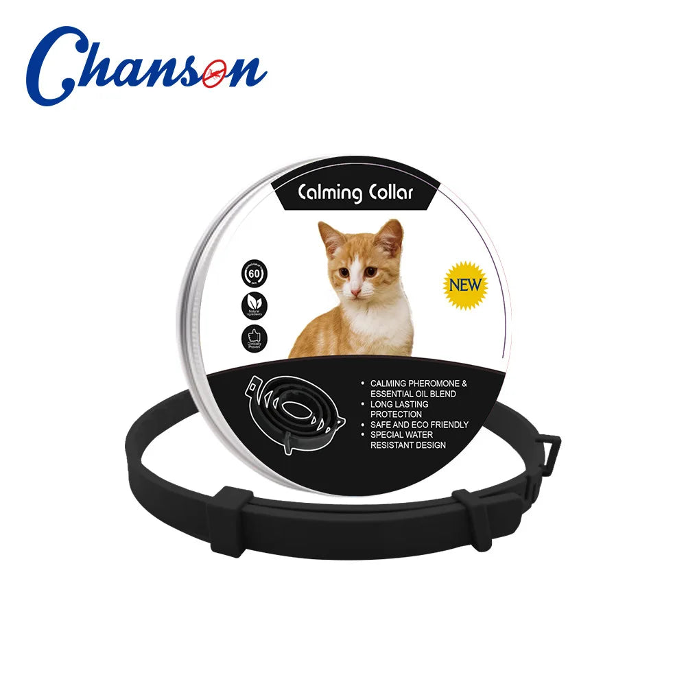 Anxiety-Relief Collar for Cats & Dogs – Natural & Adjustable