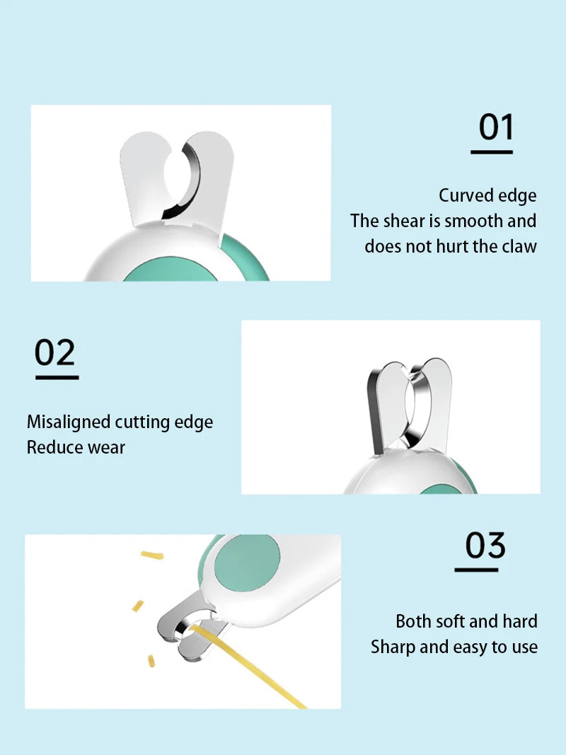 LED Pet Nail Clipper β Safe & Precise Trimming