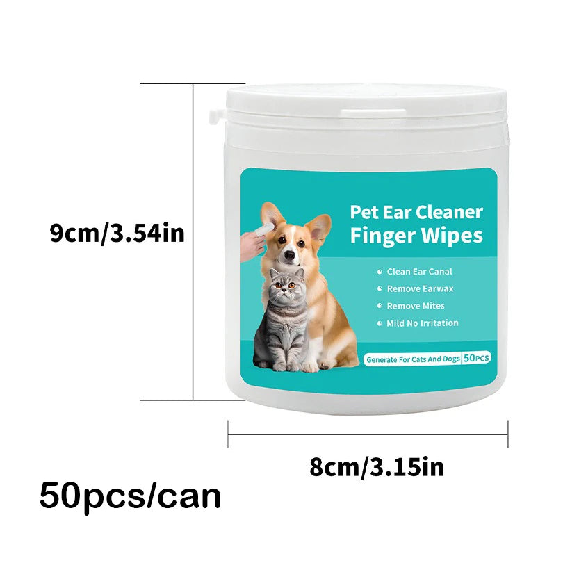 Pet Ear Cleaning Wipes β Gentle & Effective Care!