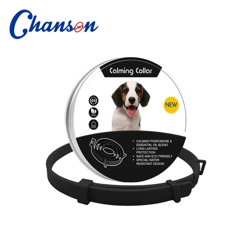 Anxiety-Relief Collar for Cats & Dogs – Natural & Adjustable