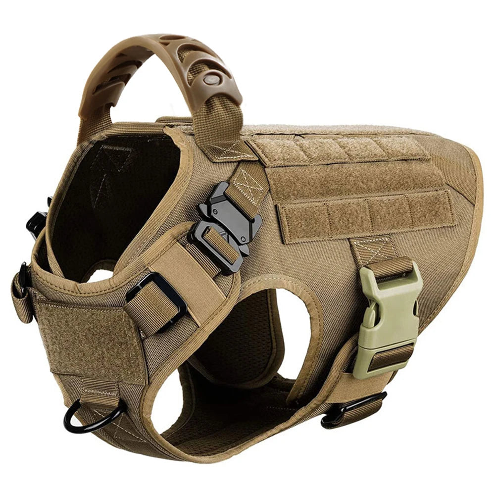 The Perfect Fit for Your German Shepherd or Malinois – Harness Set with Molle Pouches!