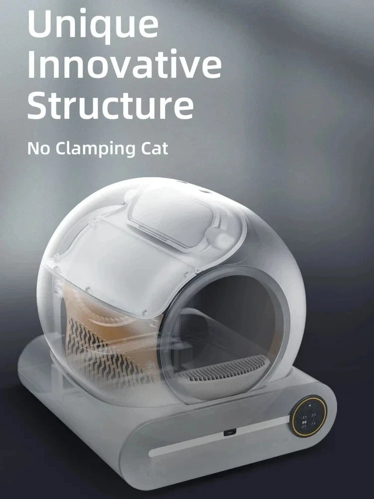 Tonepie 6.5L Smart Self-Cleaning Cat Litter Box – App-Controlled with Ionic Deodorizer for Odor-Free, Hassle-Free Pet Care