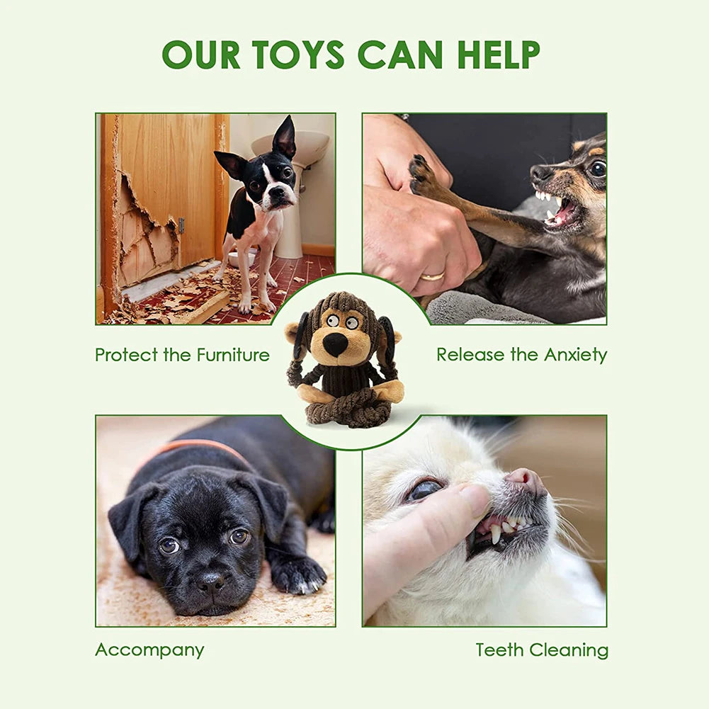 Squeaky Plush Puppy Toy β Fun, Soft & Perfect for Teething!