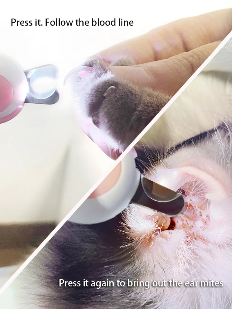 LED Pet Nail Clipper β Safe & Precise Trimming