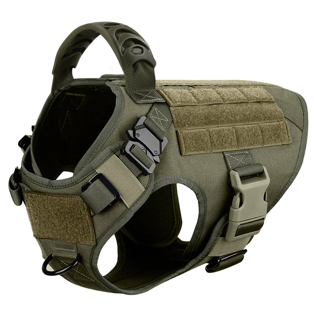 The Perfect Fit for Your German Shepherd or Malinois – Harness Set with Molle Pouches!