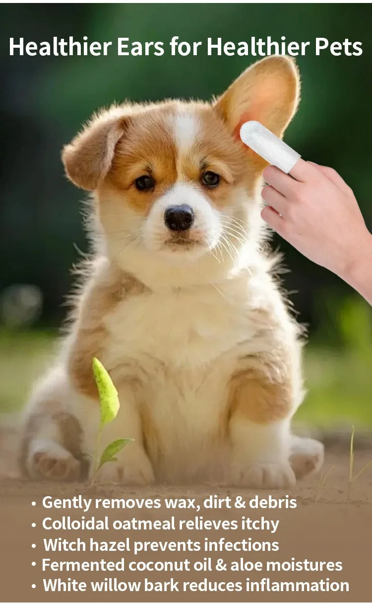 Pet Ear Cleaning Wipes β Gentle & Effective Care!
