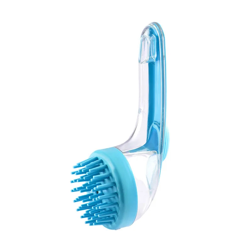 Soft Silicone Pet Brush β Bath, Groom & Massage
