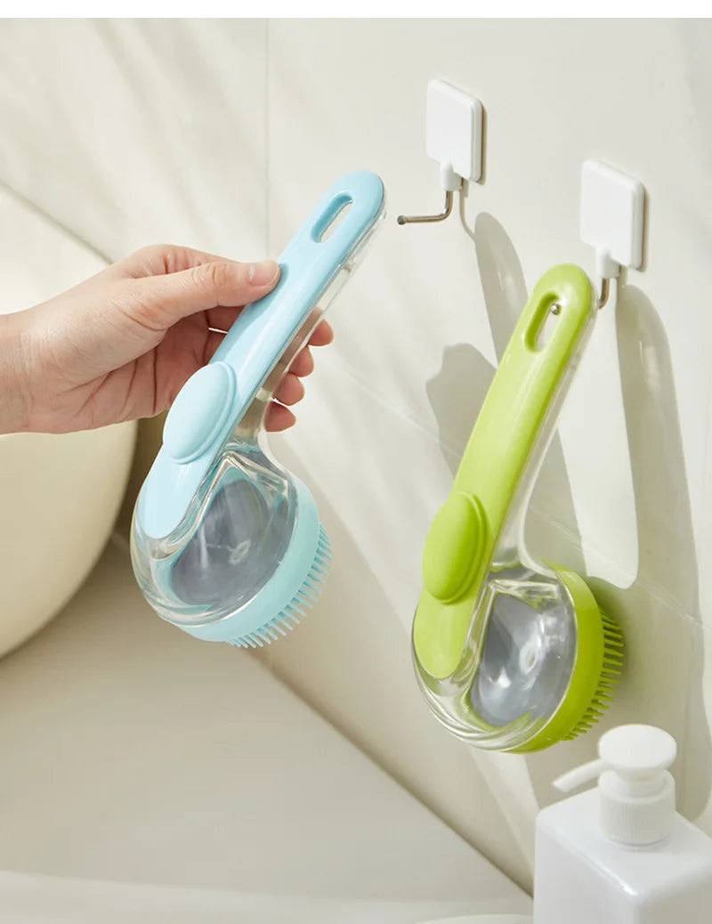 Soft Silicone Pet Brush β Bath, Groom & Massage