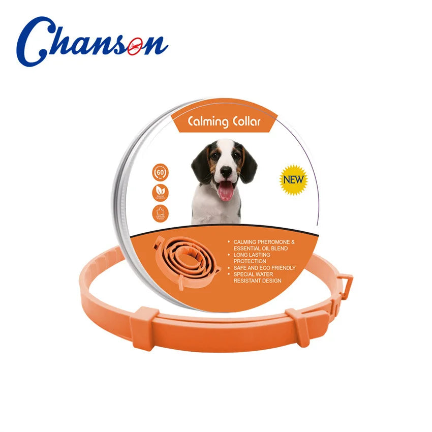 Anxiety-Relief Collar for Cats & Dogs – Natural & Adjustable