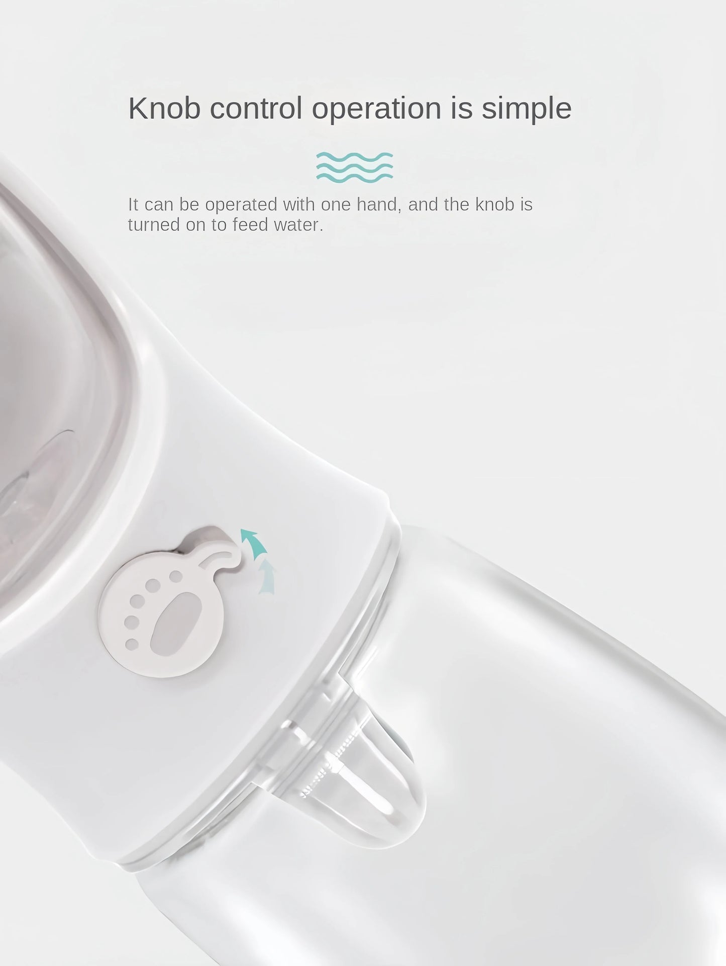 2-in-1 Pet Water Bottle & Food Container – Portable & Leak-Proof