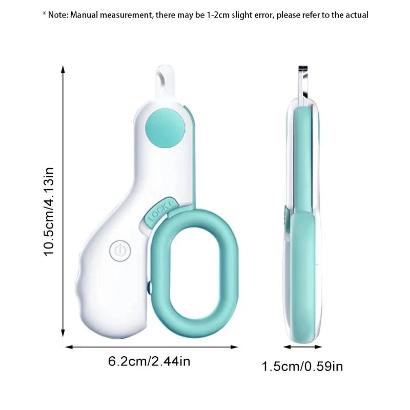 LED Pet Nail Clipper β Safe & Precise Trimming