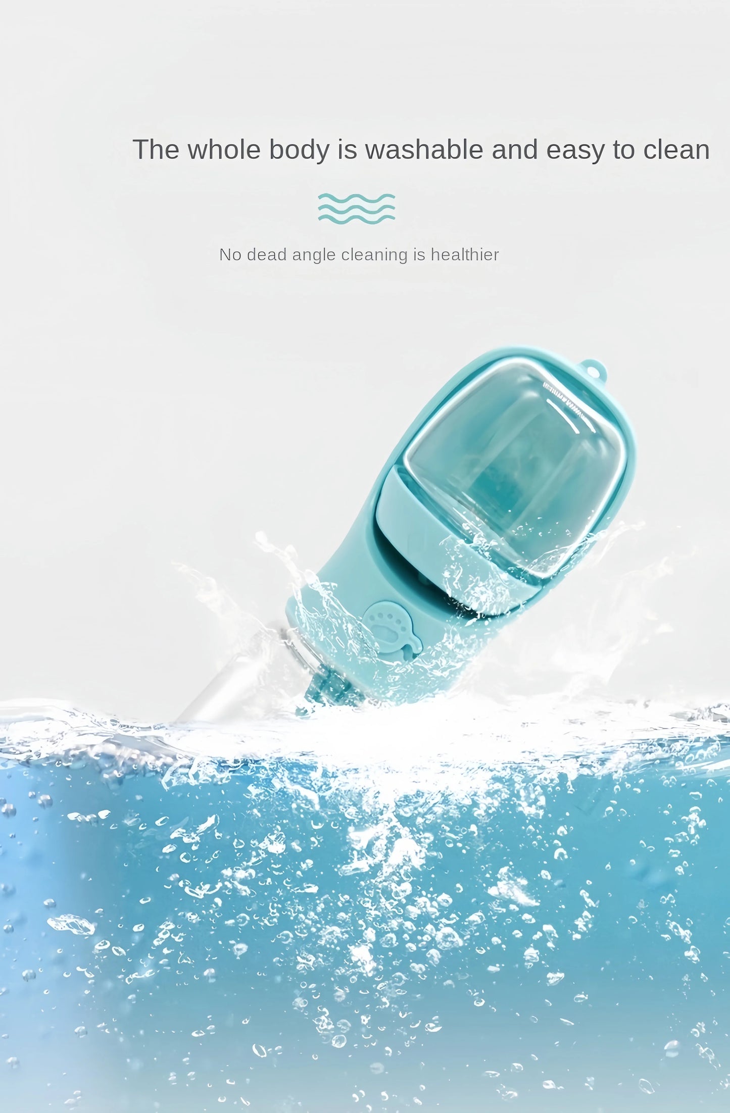 2-in-1 Pet Water Bottle & Food Container – Portable & Leak-Proof