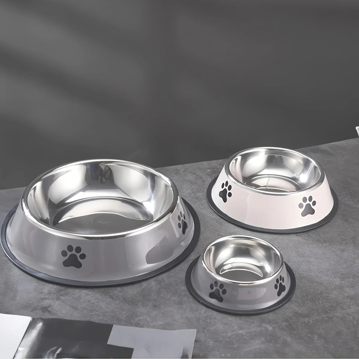 Durable Stainless Steel Pet Bowl β Anti-Fall & Easy to Clean