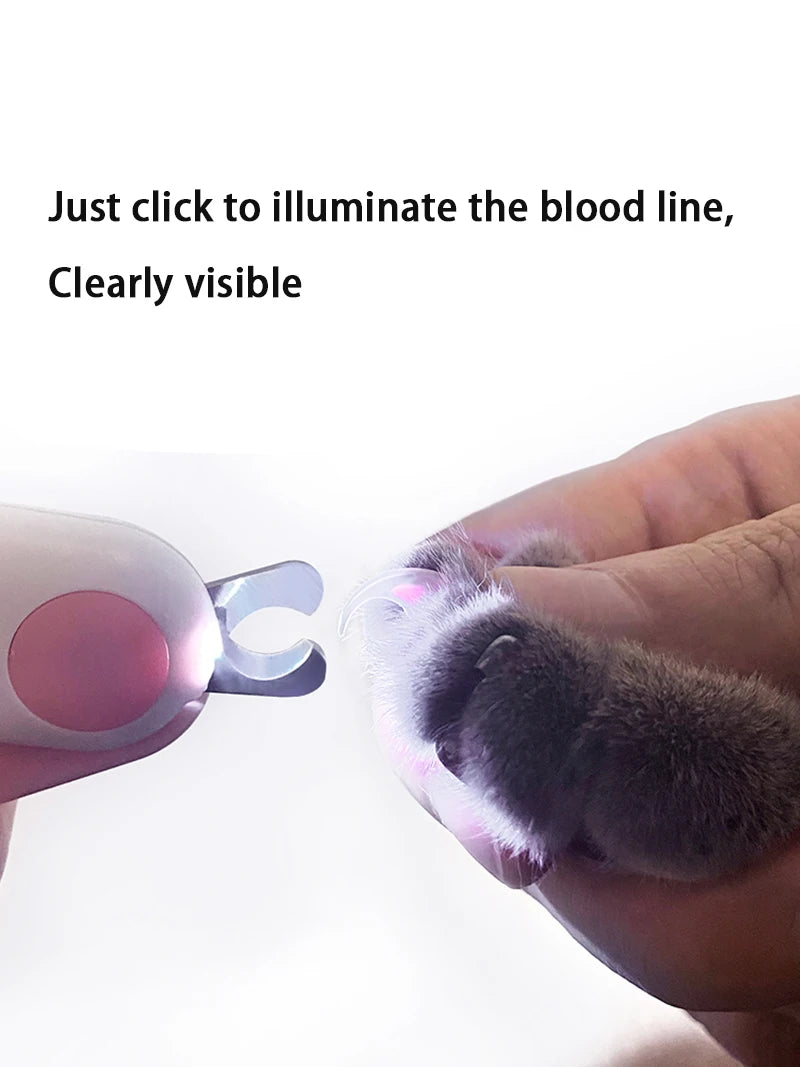 LED Pet Nail Clipper β Safe & Precise Trimming