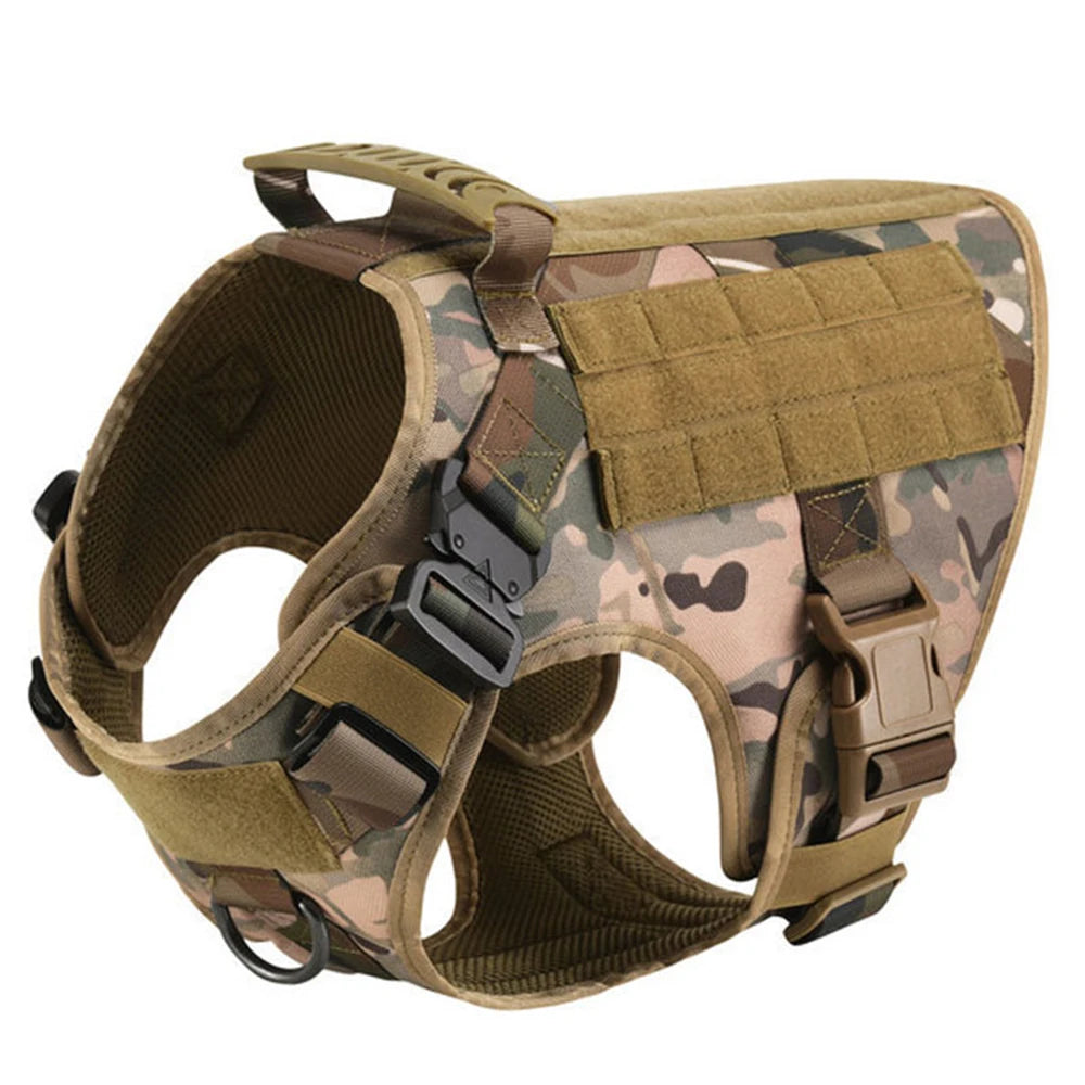 The Perfect Fit for Your German Shepherd or Malinois – Harness Set with Molle Pouches!