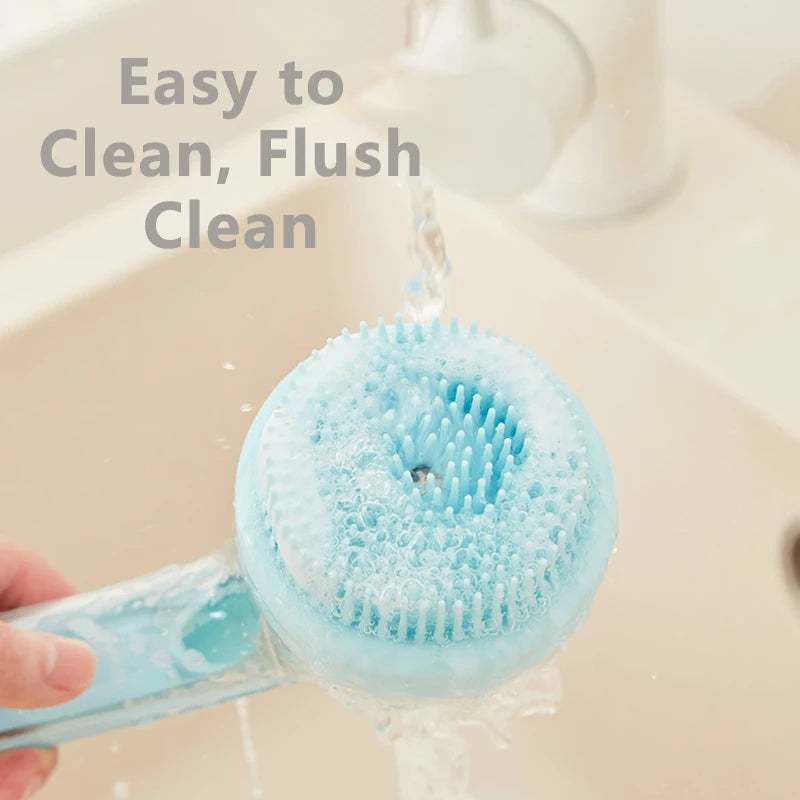 Soft Silicone Pet Brush β Bath, Groom & Massage