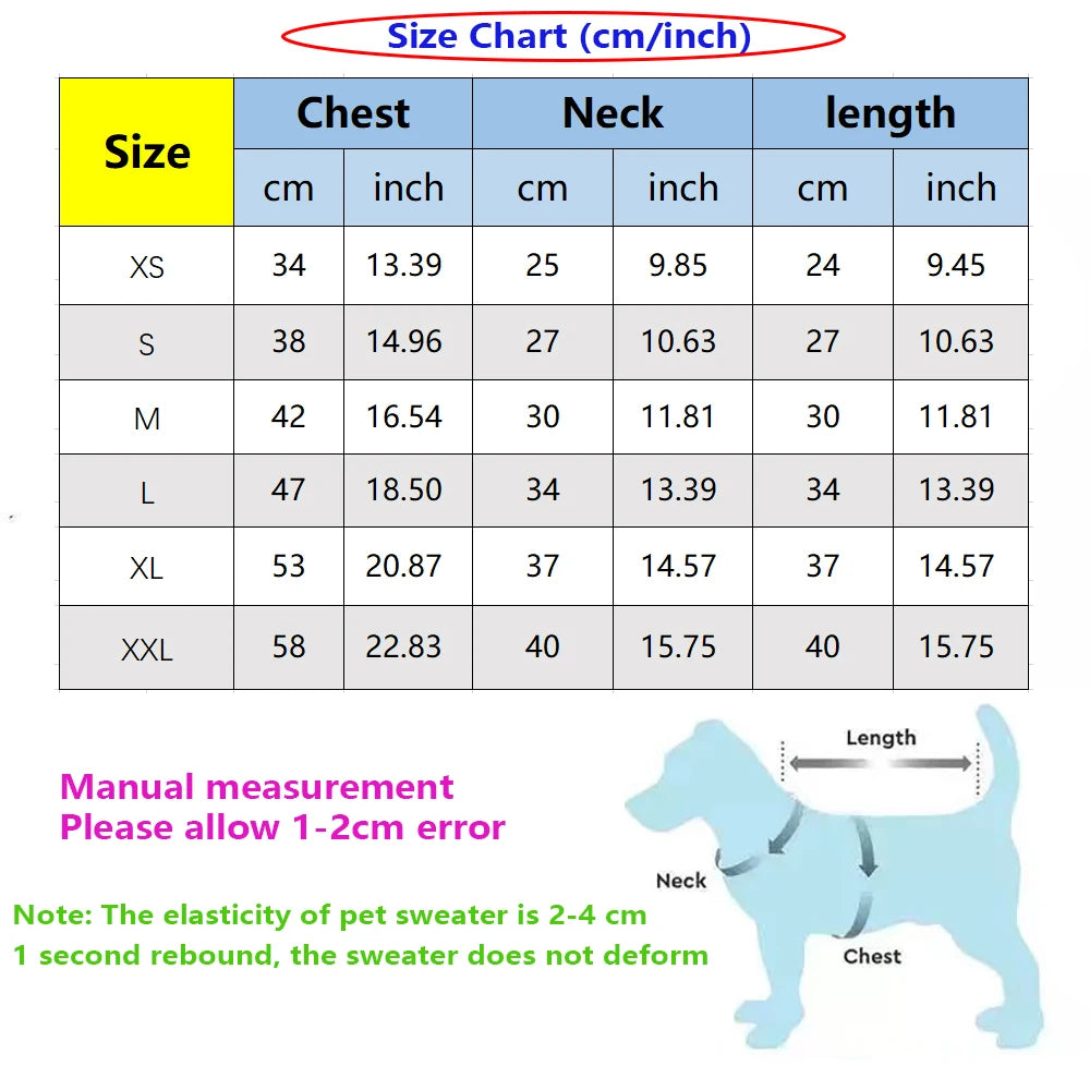 Ultra-Soft & Warm Dog Sweater ā Perfect for Small Breeds!