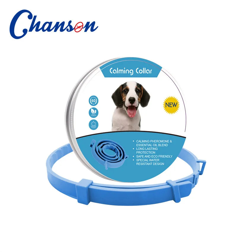 Anxiety-Relief Collar for Cats & Dogs – Natural & Adjustable