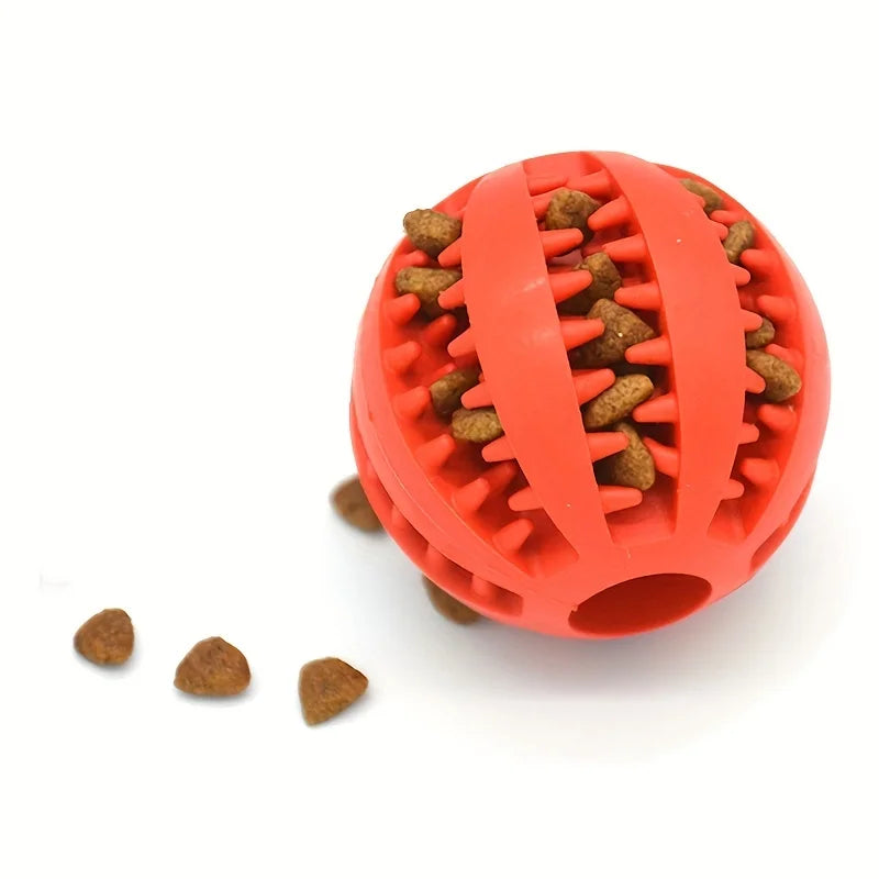 Dog Ball Toy, Dog Food-Leaking Toy, Rubber Chew Toys For Dog, Molar Toy, Pet Interactive Toy