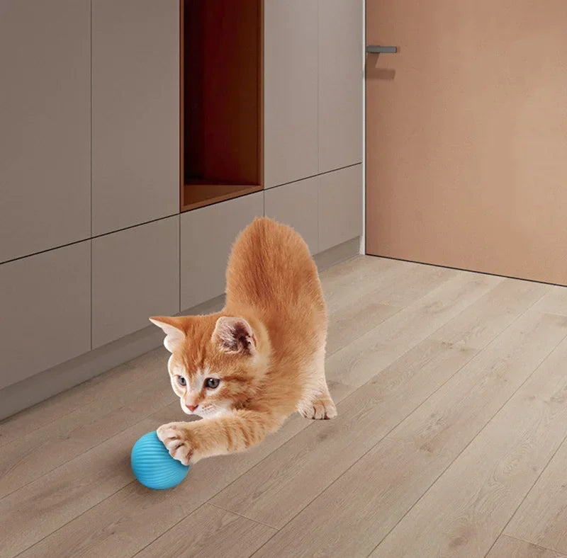 Cat Interactive Ball Electric Automatic Rolling Ball Smart Toys for Cats Smart Cat Toy Rotating Ball Cat Game Pets Accessories