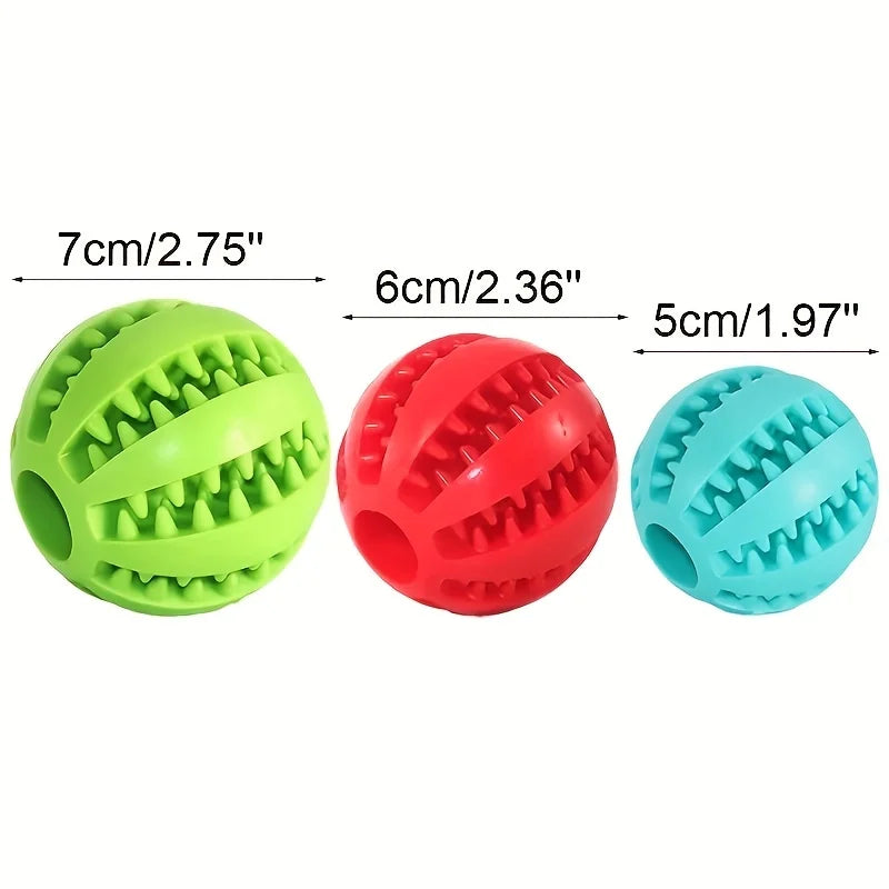 Dog Ball Toy, Dog Food-Leaking Toy, Rubber Chew Toys For Dog, Molar Toy, Pet Interactive Toy