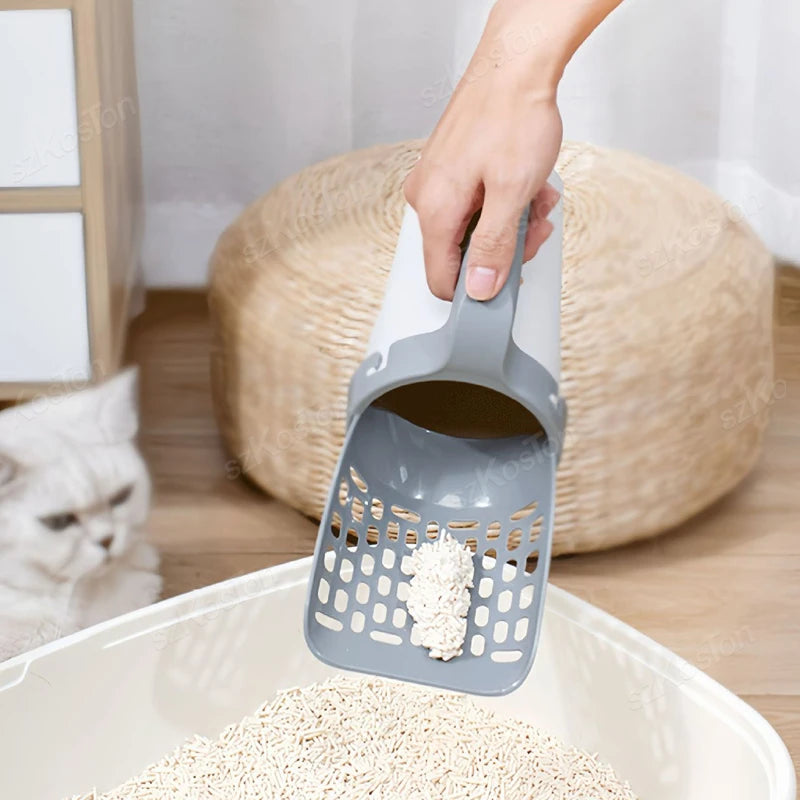 2-in-1 Cat Litter Scoop with Refill Bags – Mess-Free, Odor-Free Cleaning for Cat Owners