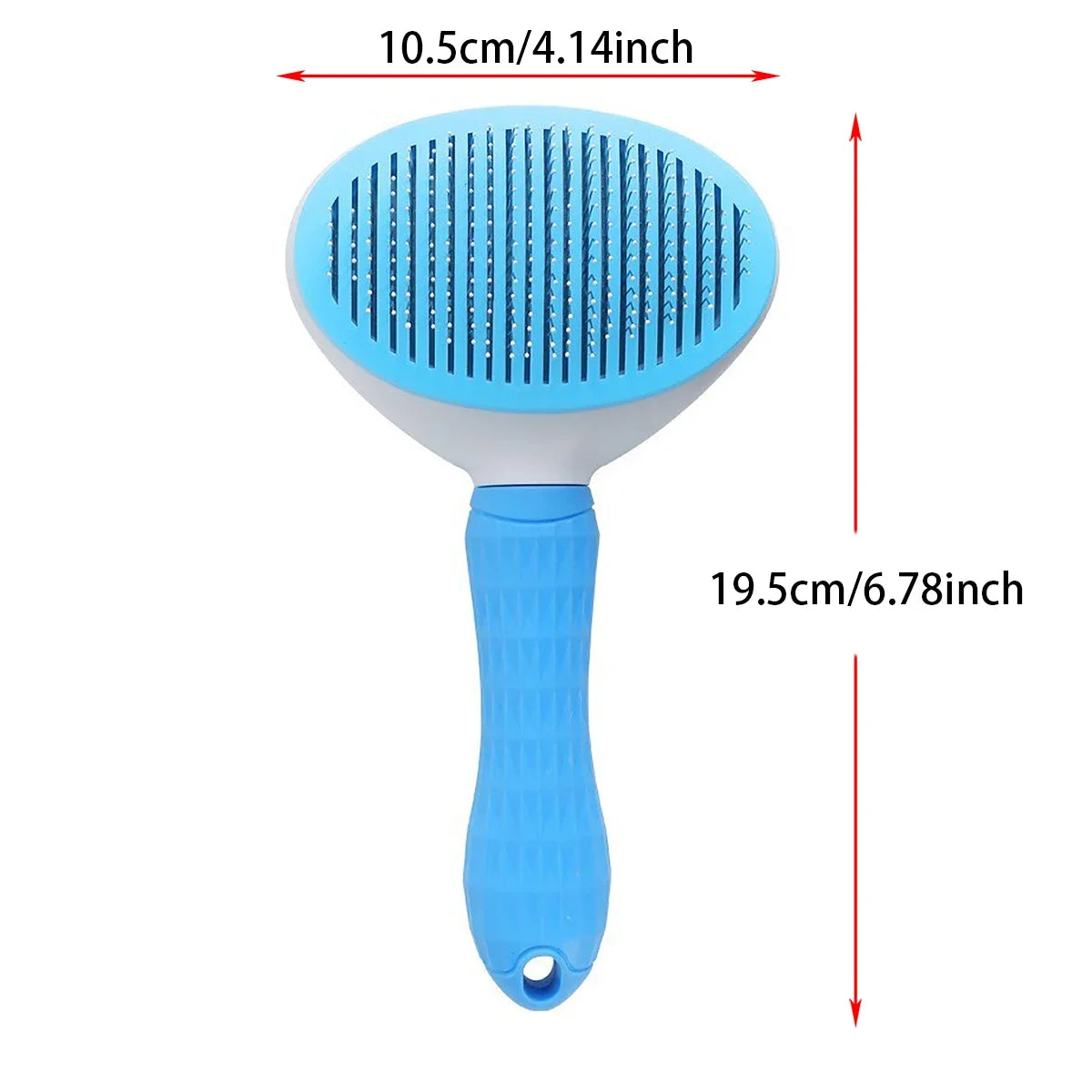 Automatic Self-Cleaning Pet Hair Removal Comb – Adjustable Needles & Anti-Slip Handle for Easy Grooming | Ideal for Cats & Dogs